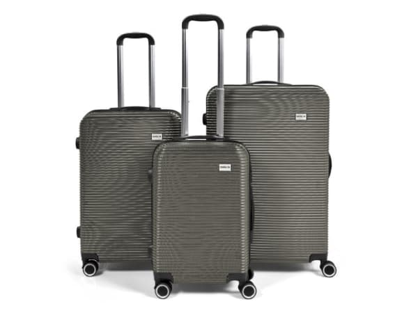 Resväska set RW Classic antracit 20"/24"/28" 70% återvunnen ABS-plast med TSA-lås