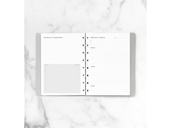 Filofax Notesbog Refill Projects & Goals A5