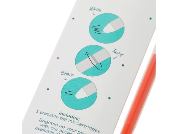 Filofax Erasable Kuglepen Refill 3 Pakke