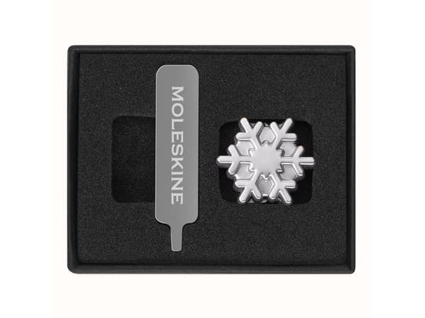 Moleskine Pins Snefnug Sølv