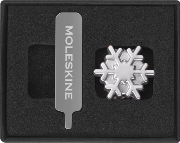 Moleskine Pins Snefnug Sølv