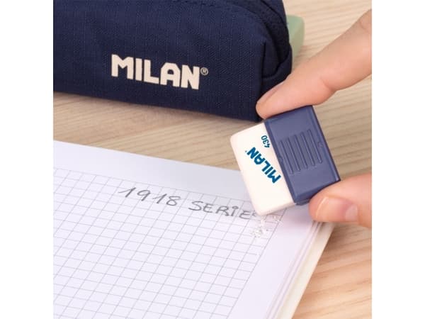 MILAN 1918 Viskelæder med Holder Display 30 stk