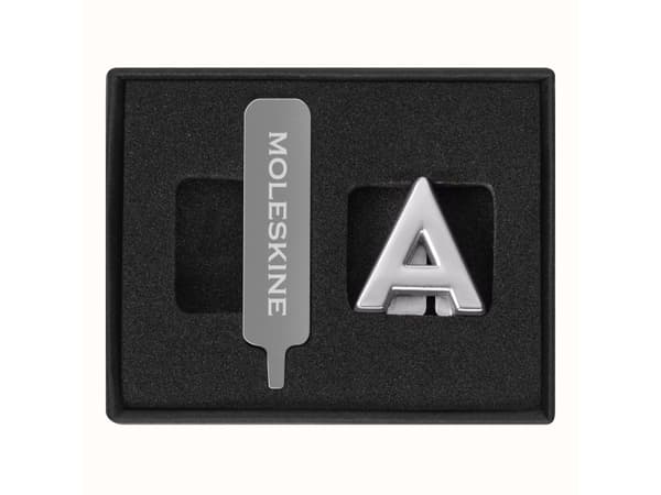 Moleskine Pins A Sølv