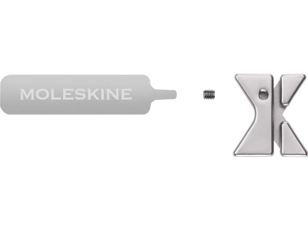 Moleskine Pins M Sølv
