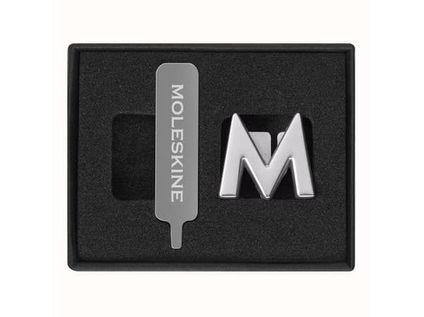 Moleskine Pins M Sølv