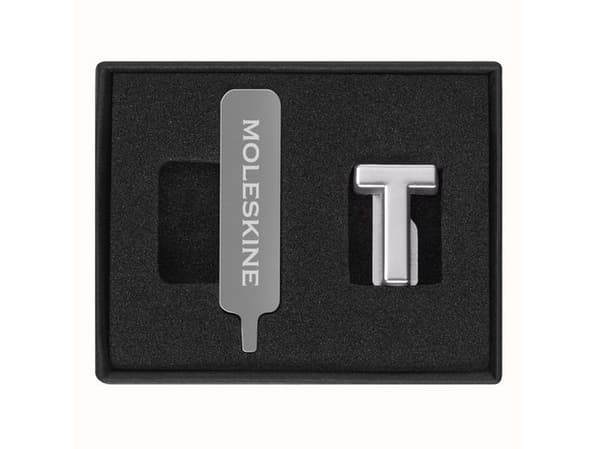 Moleskine Pins T Sølv