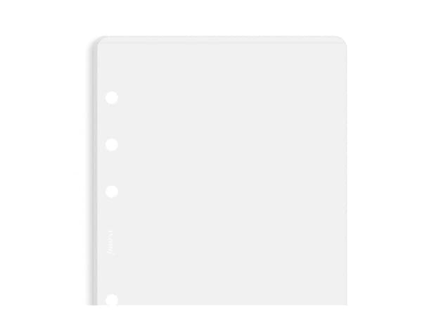 Filofax A5 muovitasku, jossa on yläaukko