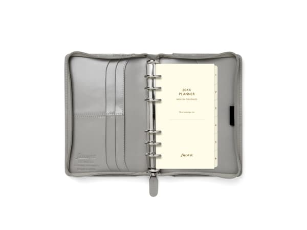 Filofax Systemkalender Lockwood Personal Zip Concrete
