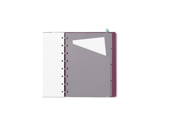 Filofax Notebog A5 Linjert Plum