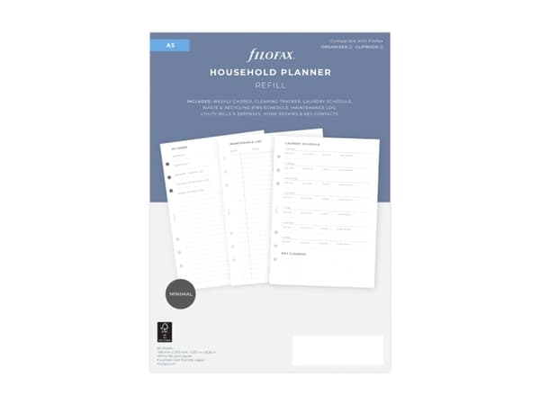 Filofax Husholdningsplanlægger Refill A5