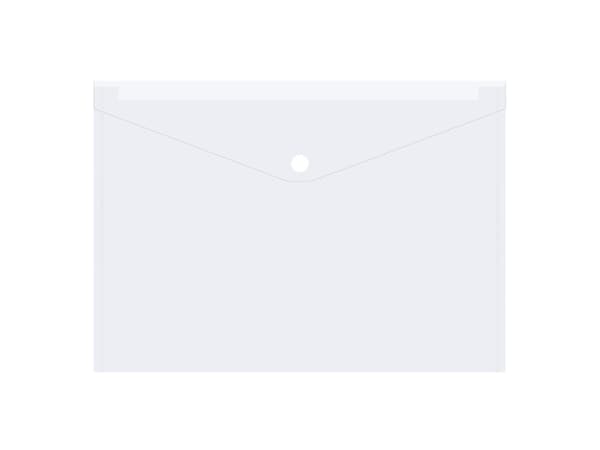 Kuvertmappe A4 Uhullet Transparent - (10 stk.)
