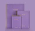 Miniatyrbilde 2 av 3: KOZO Notesbog A4 Premium Periwinkle - (6 stk.)