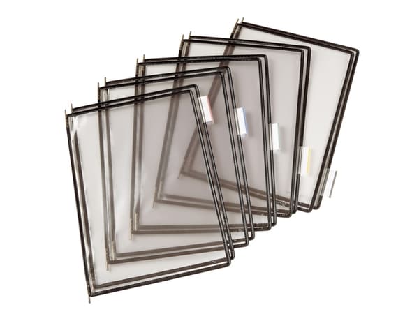 Tarifoldram PP A4x10, Svart400x265x25mm 0,364kg (10st) - (10st)
