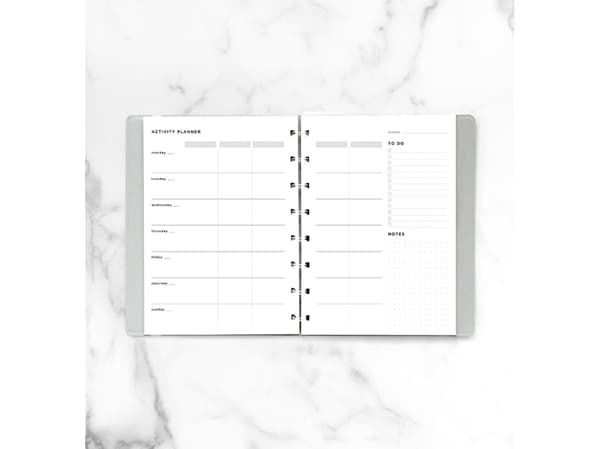 Filofax Activity Planner Refill Anteckningsbok A5