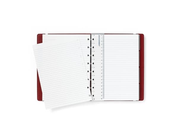 Filofax Anteckningsbok A5 Linjerad Burgundy