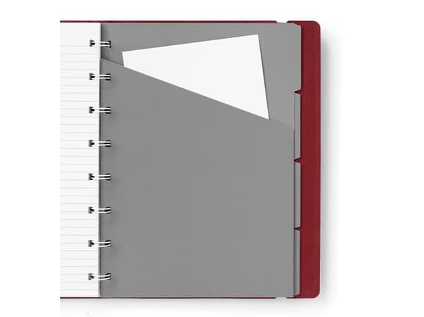 Filofax Anteckningsbok A5 Linjerad Burgundy