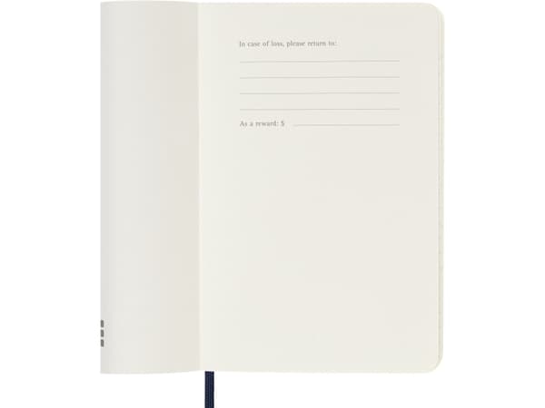 Classic Soft 12M Week Note Pocket Sapphire Blue 2025