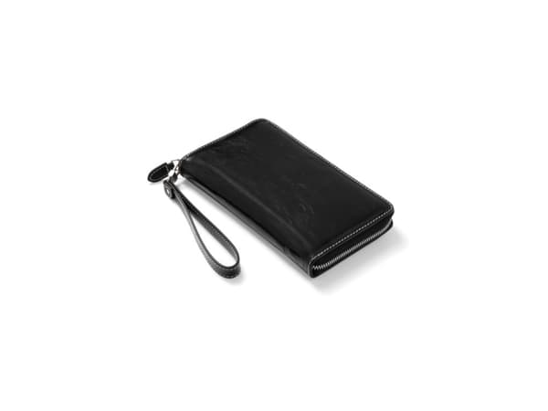 Filofax Malden Ringbind Personal Compact Zip Handledsrem Svart