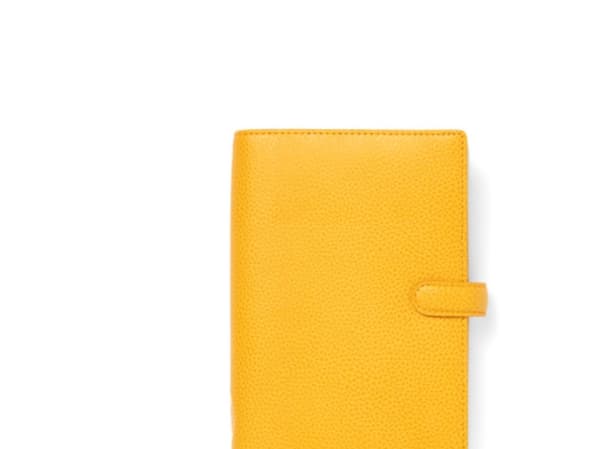Filofax Finsbury Binder Personal Yellow