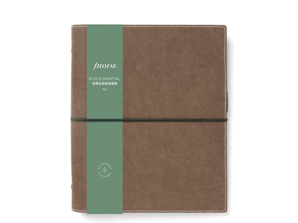 Filofax Eco Essential A5 Systemkalender Mørk Valnød