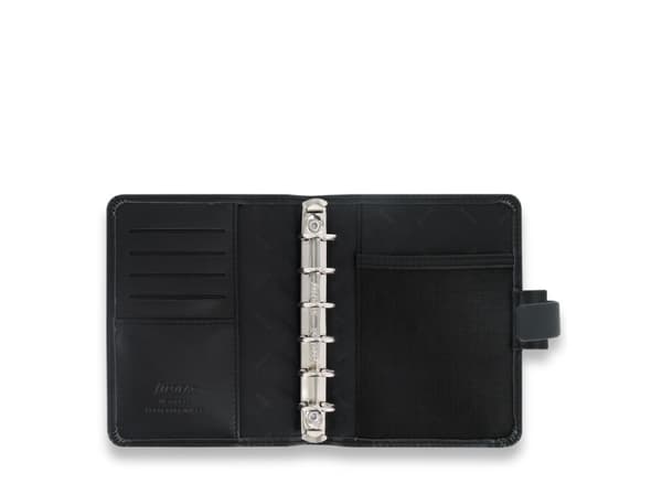 Filofax Metropol Pocket, Konstläder, Svart, 130 mm, 145 mm