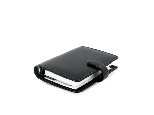 Filofax Metropol Pocket, Konstläder, Svart, 130 mm, 145 mm