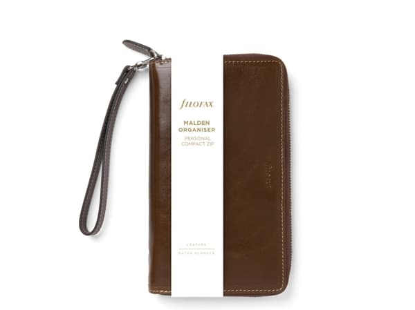 Filofax Malden System Kalenteri Personal Compact Zip Okra