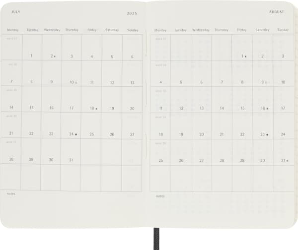 Classic Soft 12M Daily Pocket Sort 2025