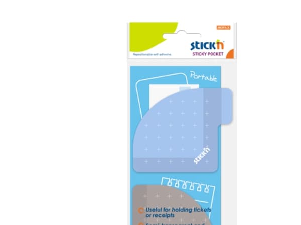 StickyPocket 70x70 Blå/Grå
