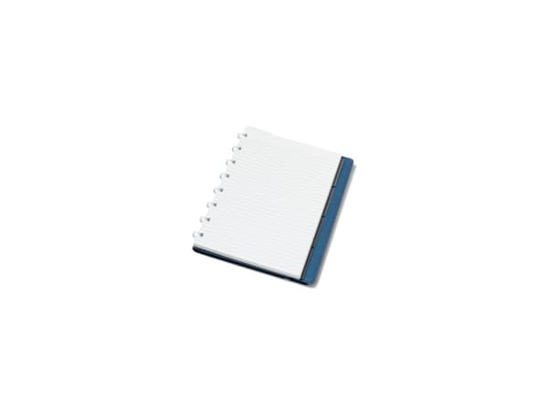 Filofax Notebog A5 Linjert Bluesteel