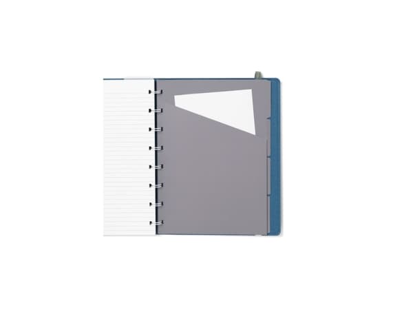 Filofax Notebog A5 Linjert Bluesteel