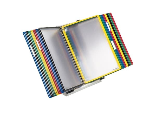 Tarifold Bord Display A4 20 Lommer Assorterede Farver