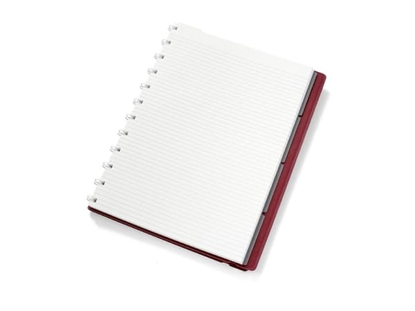 Filofax Anteckningsbok A4 Linjerad Burgundy
