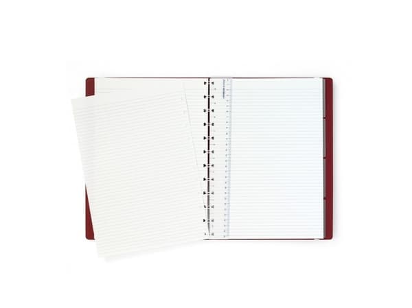 Filofax Anteckningsbok A4 Linjerad Burgundy