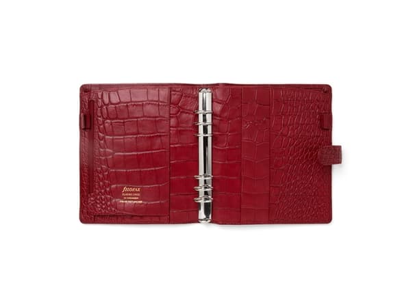 Filofax Systemkalender Classic Croc A5 Cherry