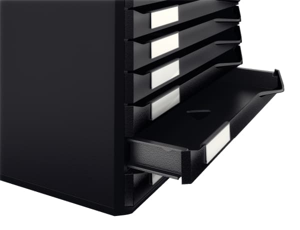 Leitz - Skuffskap - 10 skuffer - for A4 - svart