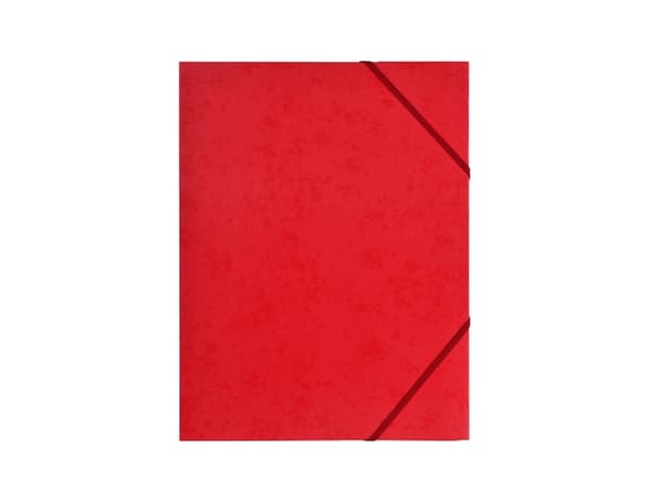 Elastikmappe Papp Rød - (48 stk.)