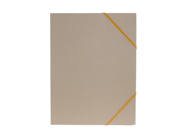 Elastikmappe Papp Natur Orange - (48 stk.)