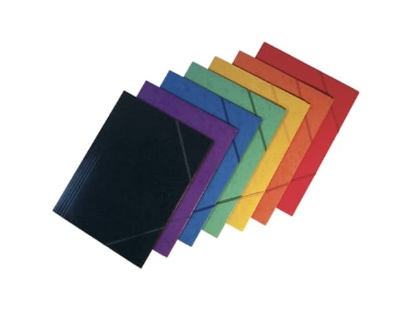 Elastisk pappmappe sortering - (48 stk.)