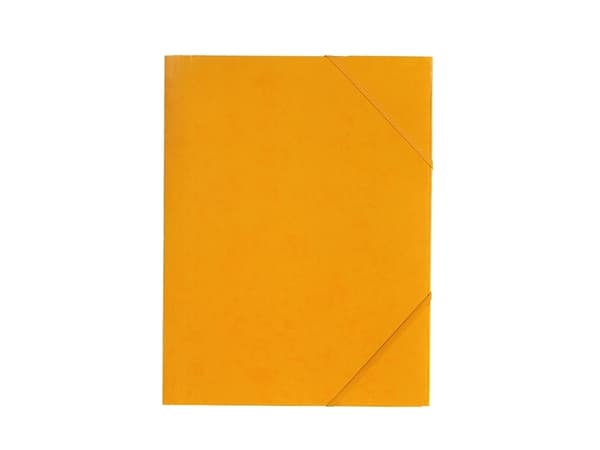 Elastisk pappmappe Gul - (48 stk.)