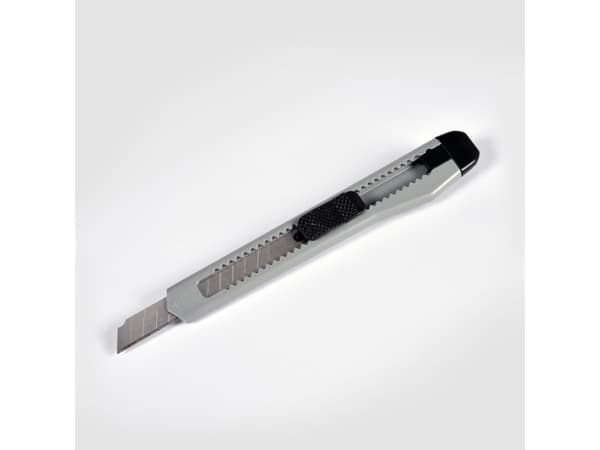 Hobbykniv 9mm Låsbar Grå - (50 stk.)
