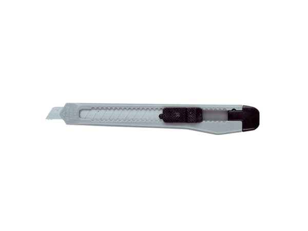 Hobbykniv 9mm Låsbar Grå - (50 stk.)