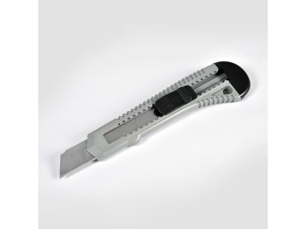 Hobbykniv 18mm Låsbar Grå - (25 stk.)