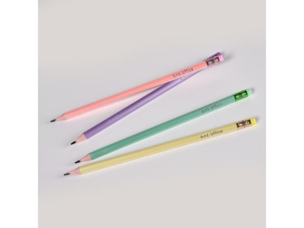Blyanter Viskelæder 4 stk Pastel - (24 stk.)