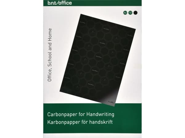 Karbonpapir A4 10 Pakke Sort