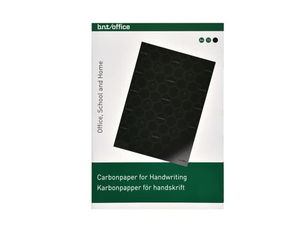 Karbonpapir A4 10 Pakke Sort