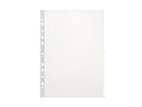 Signallomme A4 PP 170 Micron 100 Pakke Hvid