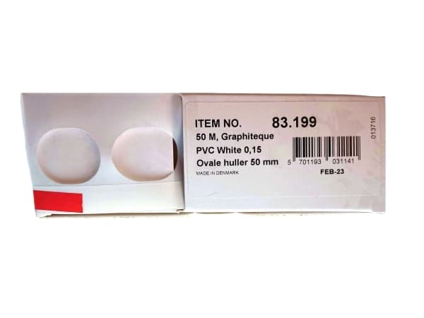 Upphängningstejp PVC 0,15 50m Vit Grap