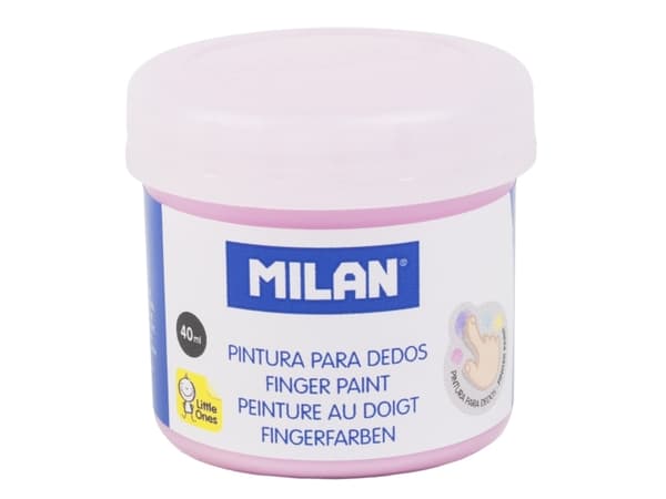 Milan Fingerfärg Pastell 40 ml 6-pack