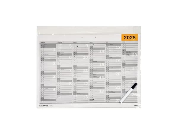 Vægkalender A5 2025 DK